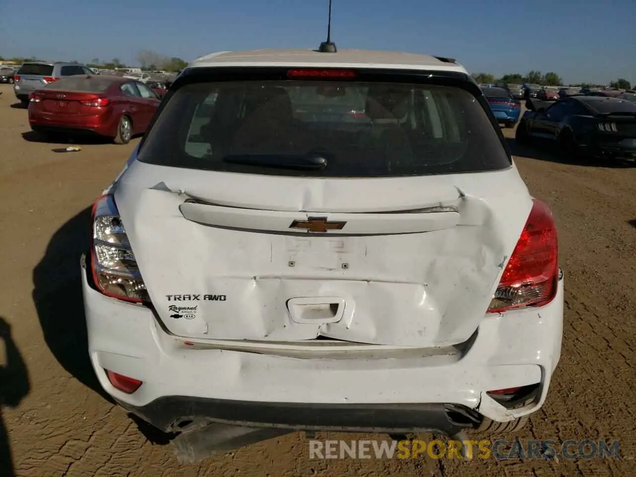 6 fotografías del automóvil dañado 3GNCJNSB2LL161325 CHEVROLET TRAX 2020