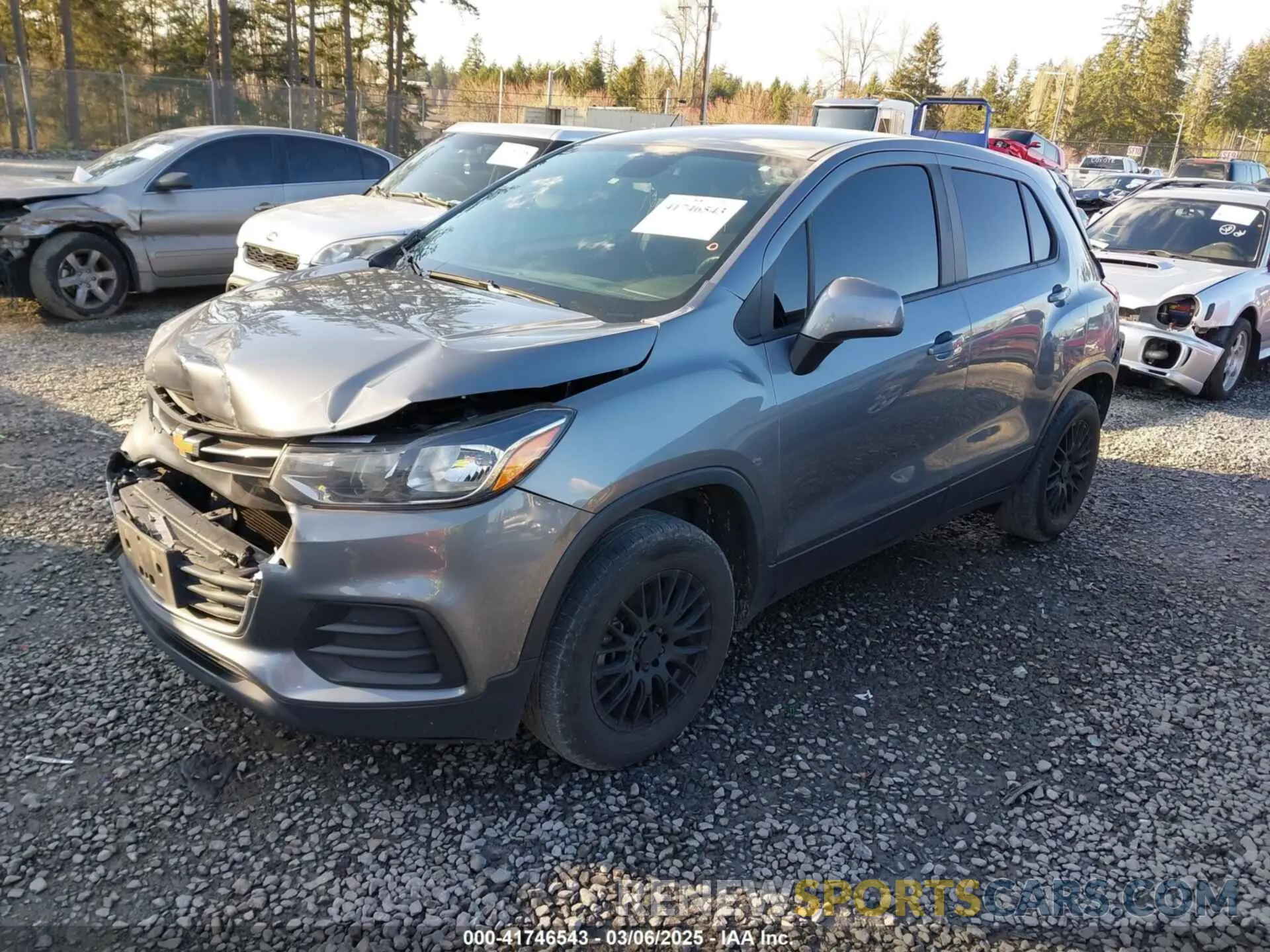 2 fotografías del automóvil dañado 3GNCJNSB4LL176912 CHEVROLET TRAX 2020