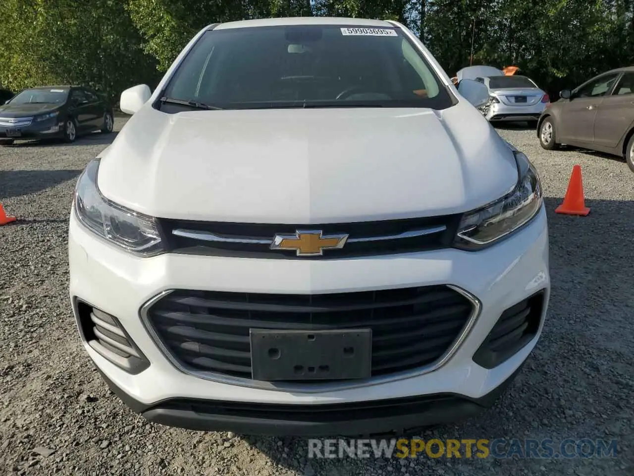 5 fotografías del automóvil dañado 3GNCJNSB5LL298453 CHEVROLET TRAX 2020