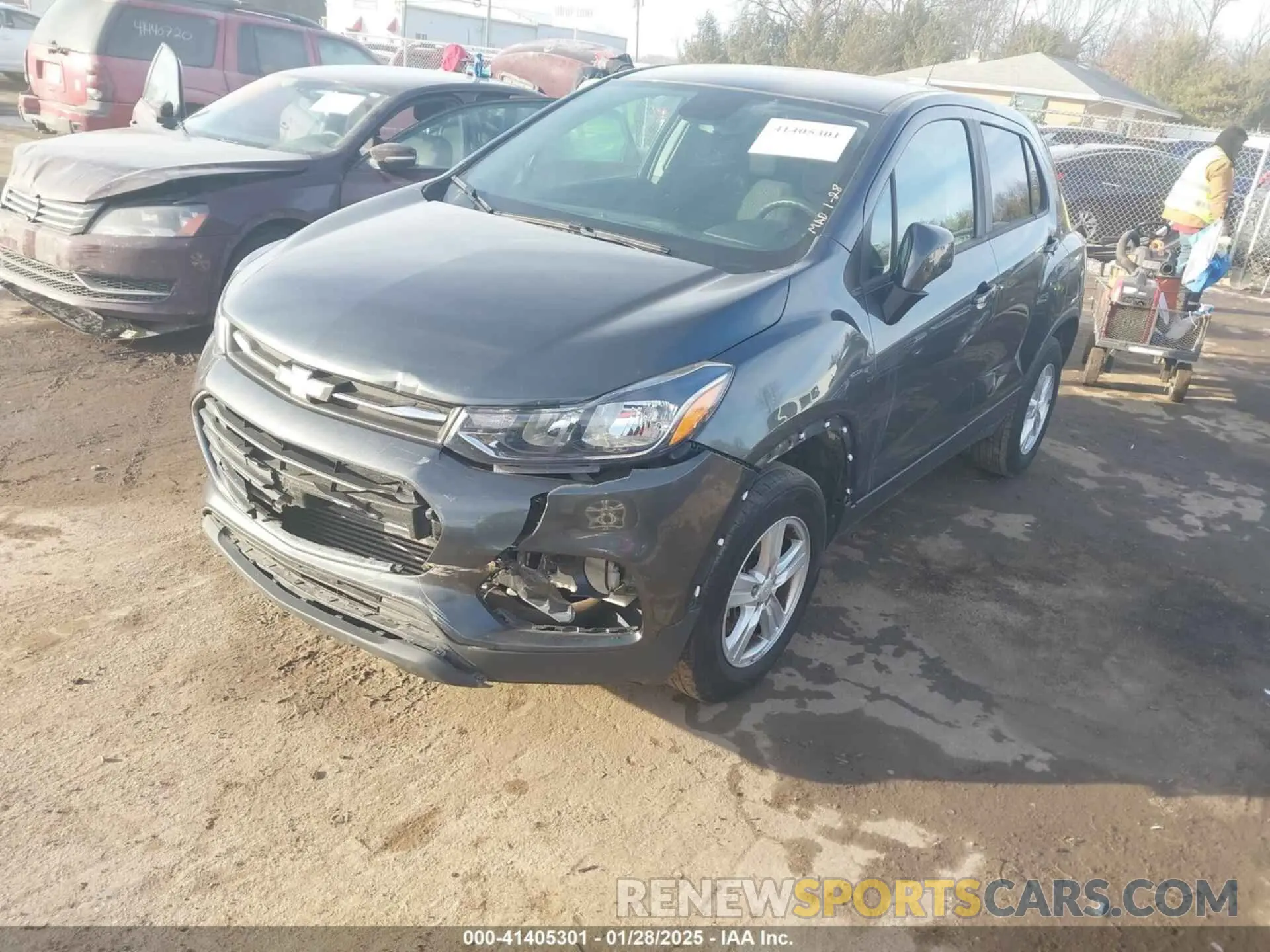 2 fotografías del automóvil dañado 3GNCJNSB7LL128580 CHEVROLET TRAX 2020