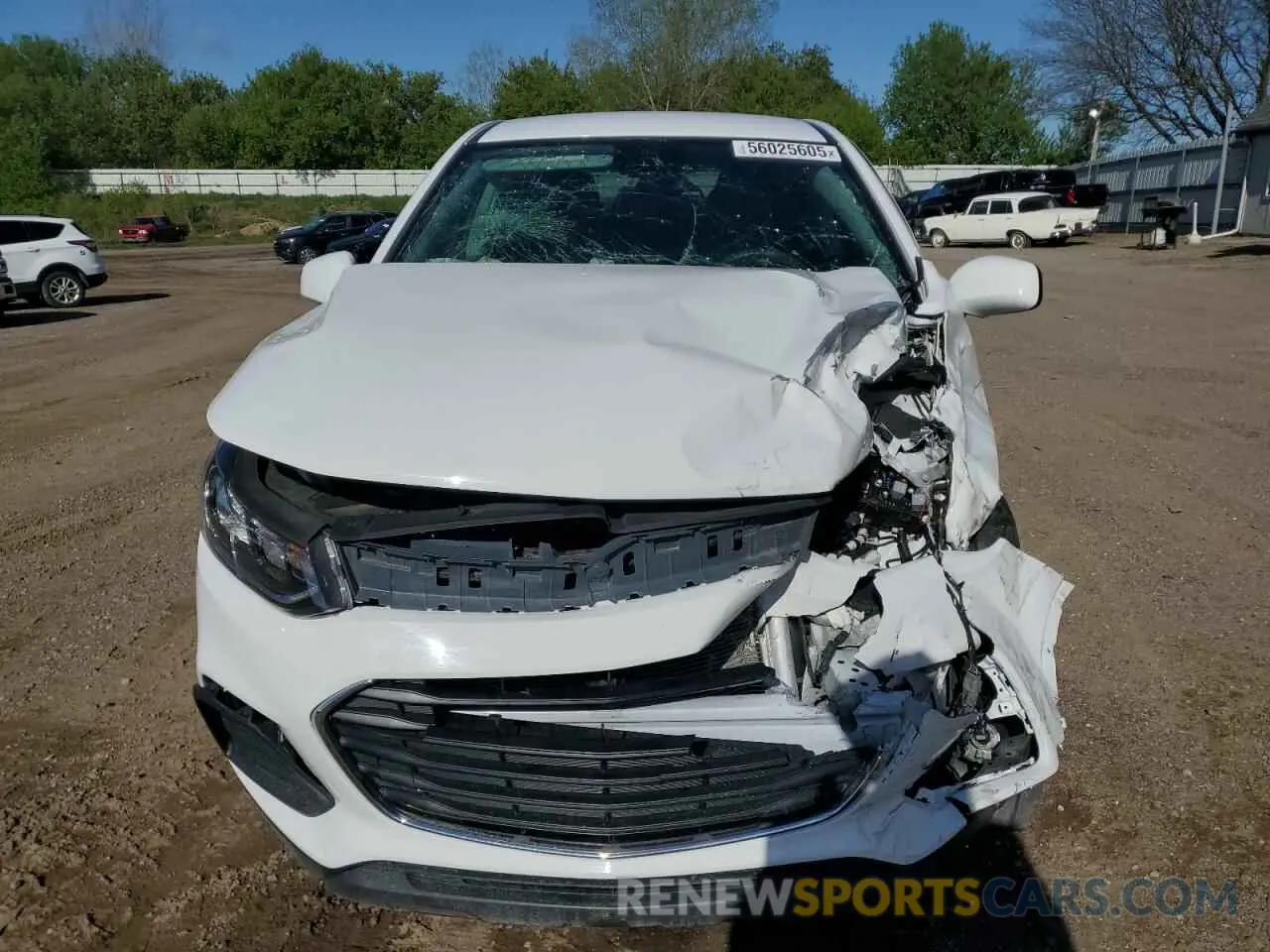 5 fotografías del automóvil dañado 3GNCJNSB8LL129446 CHEVROLET TRAX 2020