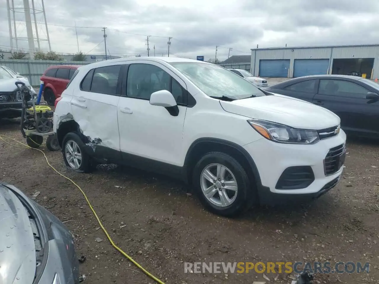 4 fotografías del automóvil dañado 3GNCJNSB9LL131819 CHEVROLET TRAX 2020