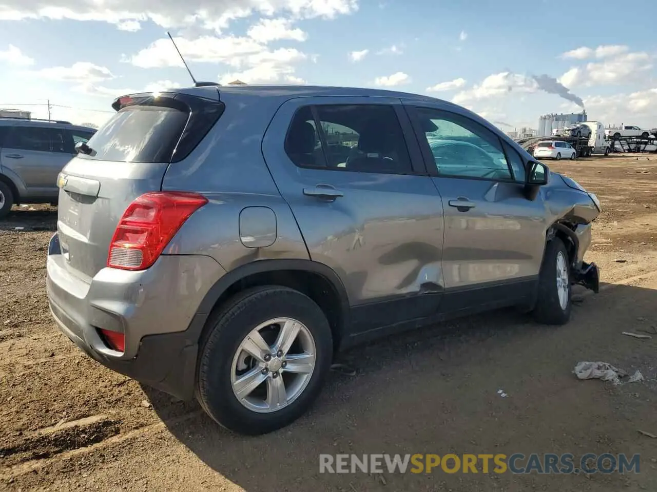 3 fotografías del automóvil dañado 3GNCJNSB9LL134302 CHEVROLET TRAX 2020