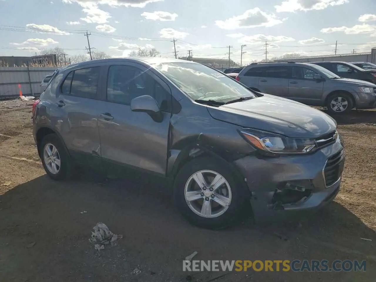 4 fotografías del automóvil dañado 3GNCJNSB9LL134302 CHEVROLET TRAX 2020