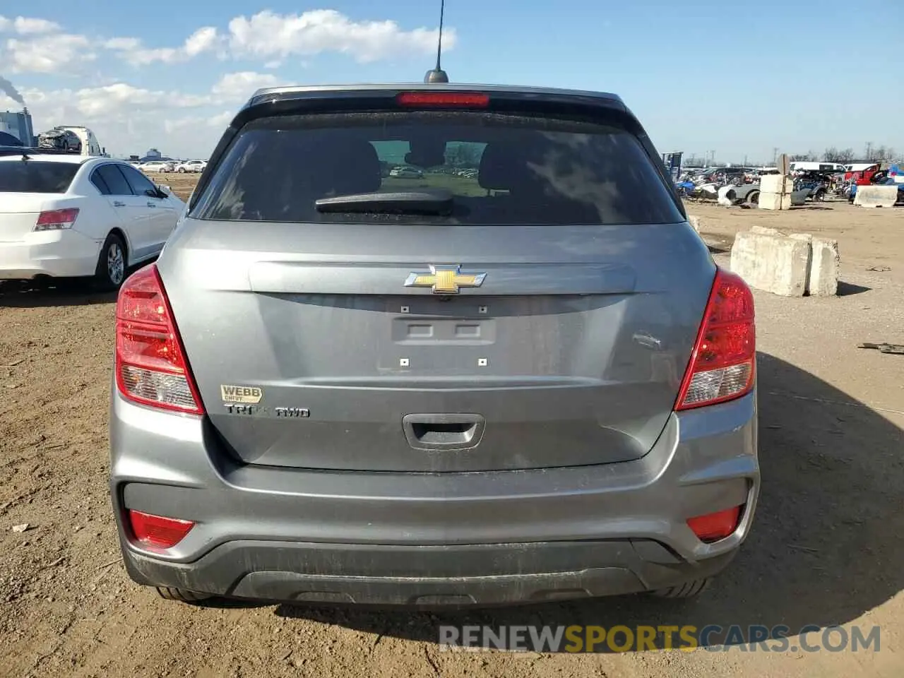 6 fotografías del automóvil dañado 3GNCJNSB9LL134302 CHEVROLET TRAX 2020