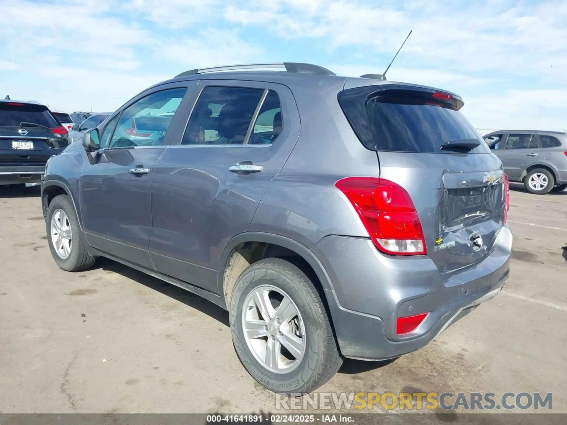 3 fotografías del automóvil dañado 3GNCJPSB1LL259144 CHEVROLET TRAX 2020