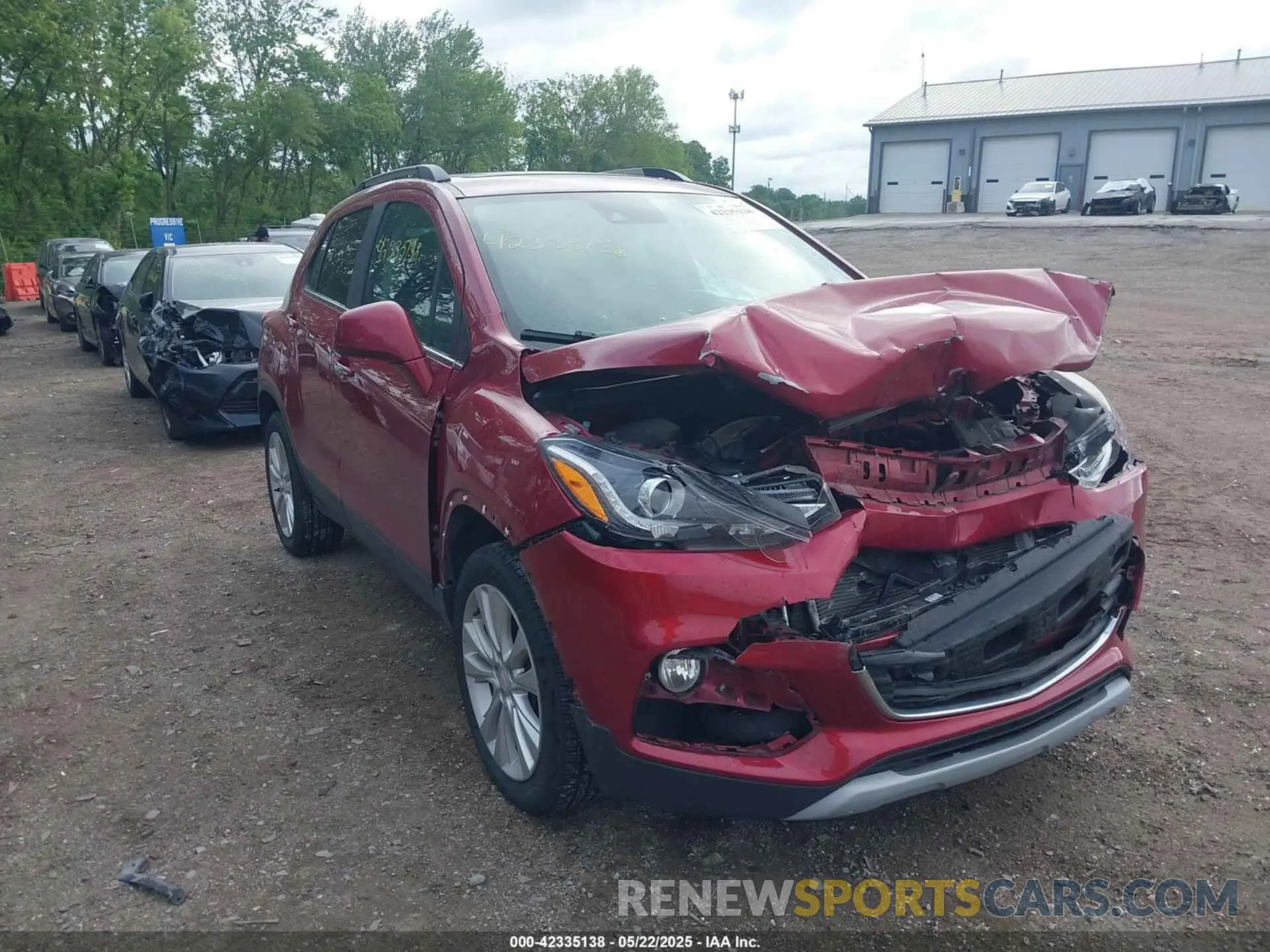 1 fotografías del automóvil dañado 3GNCJRSB4LL237702 CHEVROLET TRAX 2020