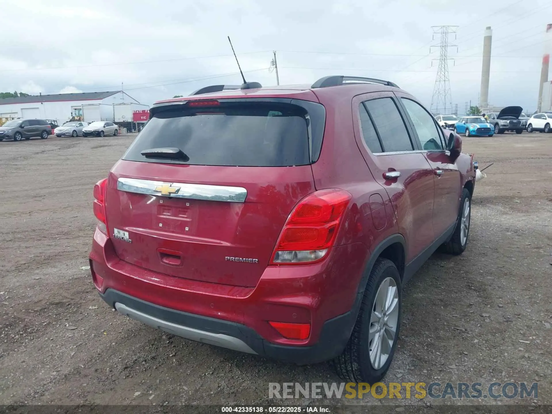 4 fotografías del automóvil dañado 3GNCJRSB4LL237702 CHEVROLET TRAX 2020