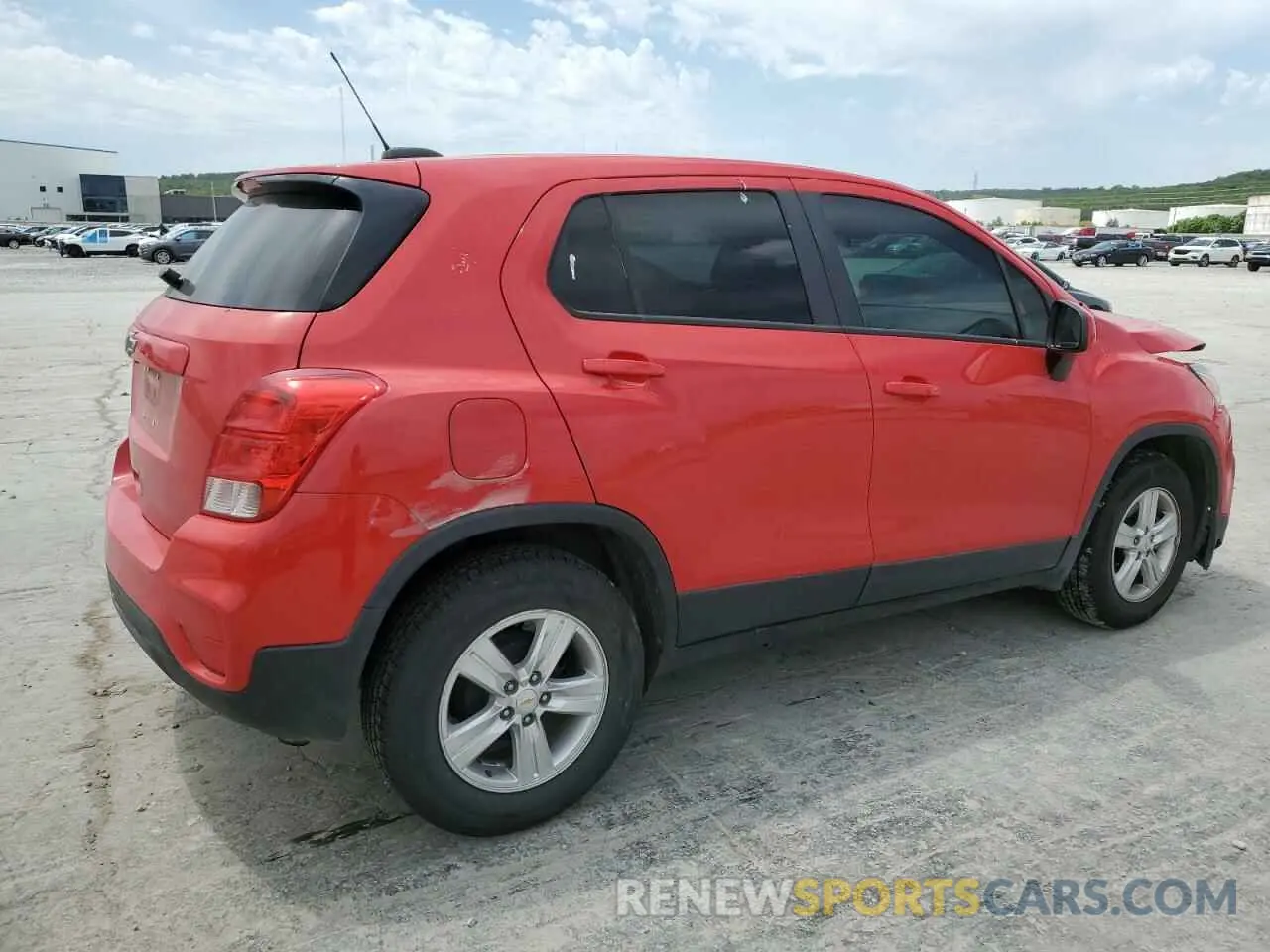 3 fotografías del automóvil dañado KL7CJKSB3LB350166 CHEVROLET TRAX 2020