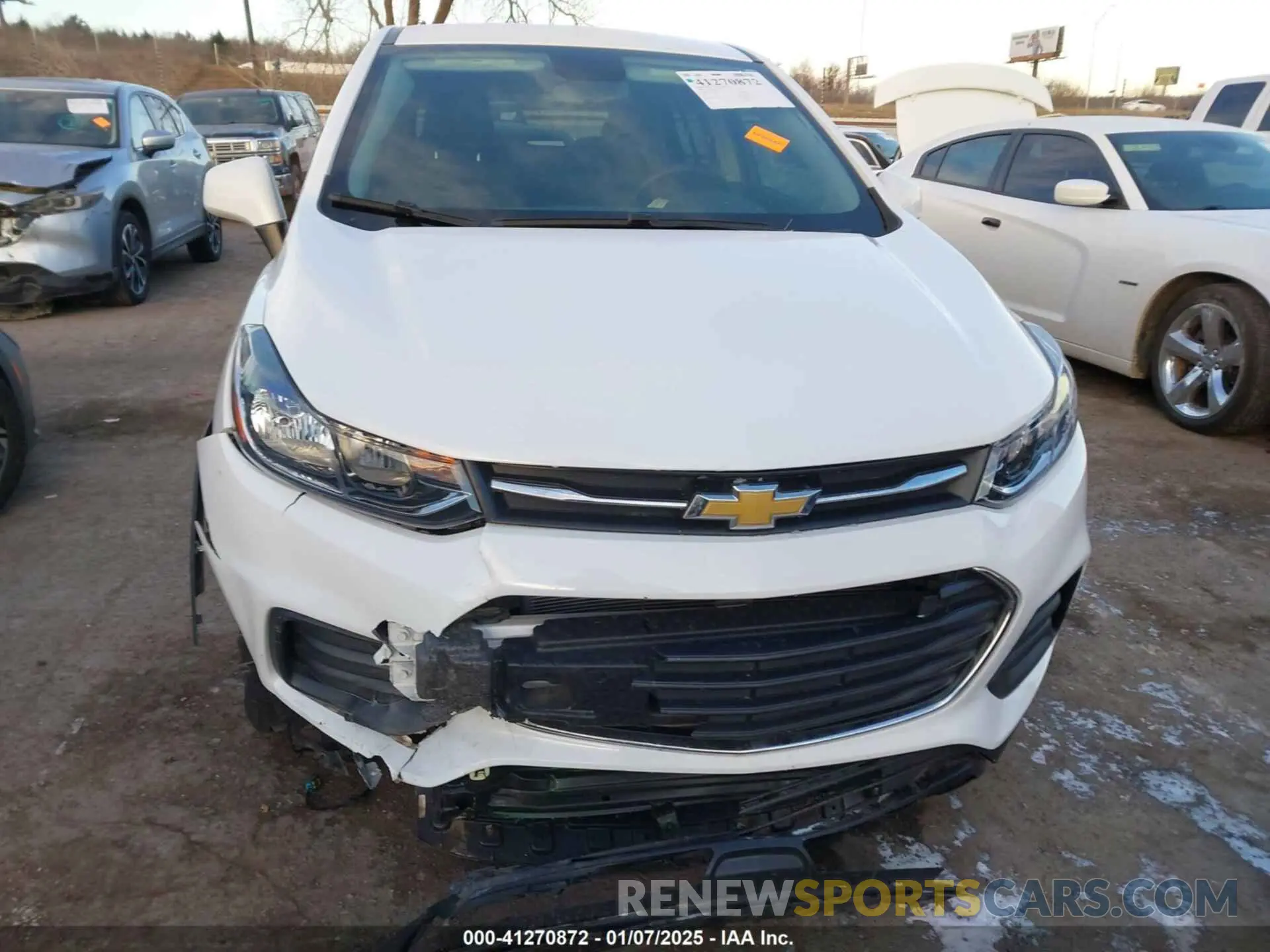 6 fotografías del automóvil dañado KL7CJKSB4LB314793 CHEVROLET TRAX 2020