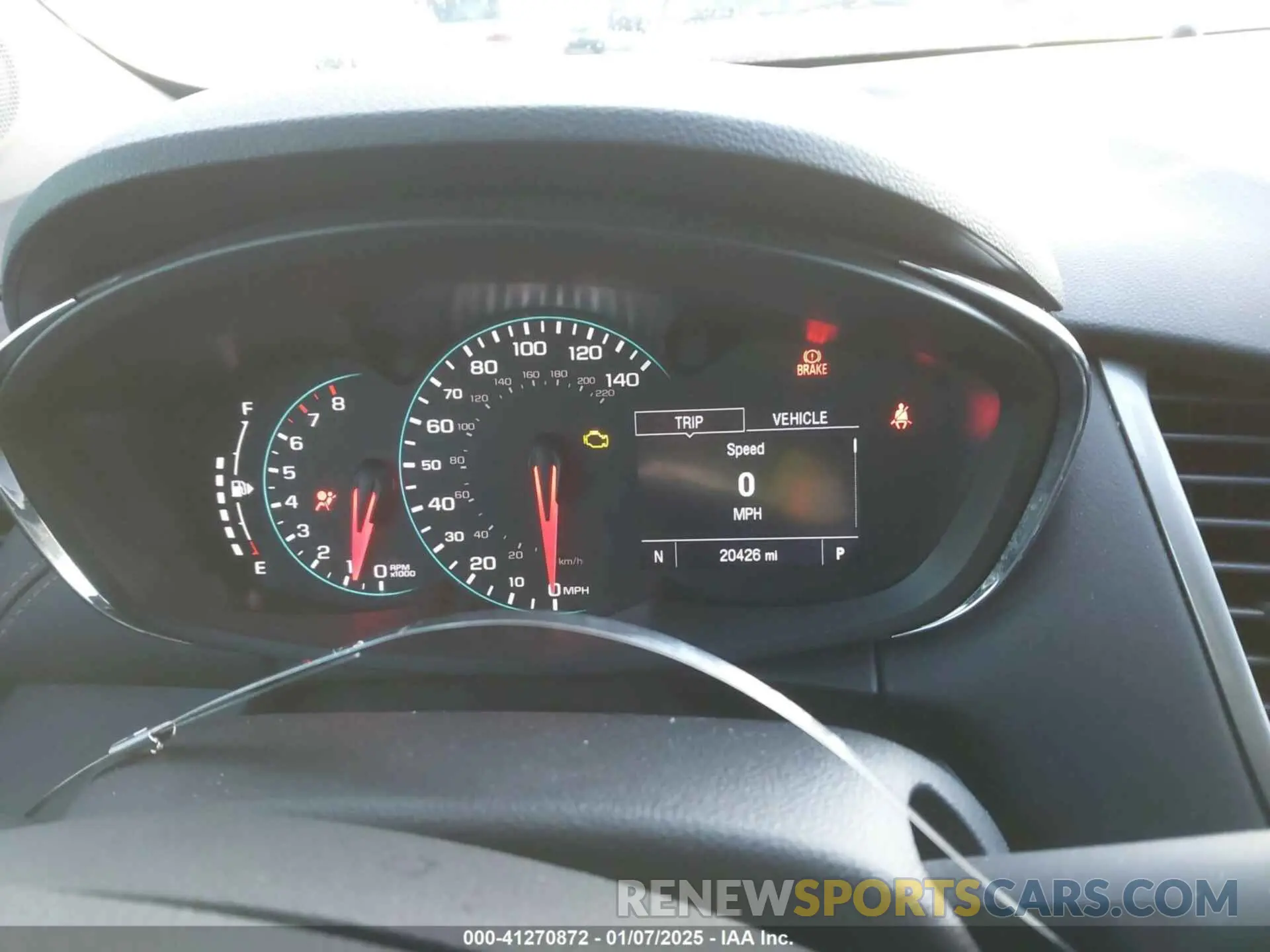 7 fotografías del automóvil dañado KL7CJKSB4LB314793 CHEVROLET TRAX 2020