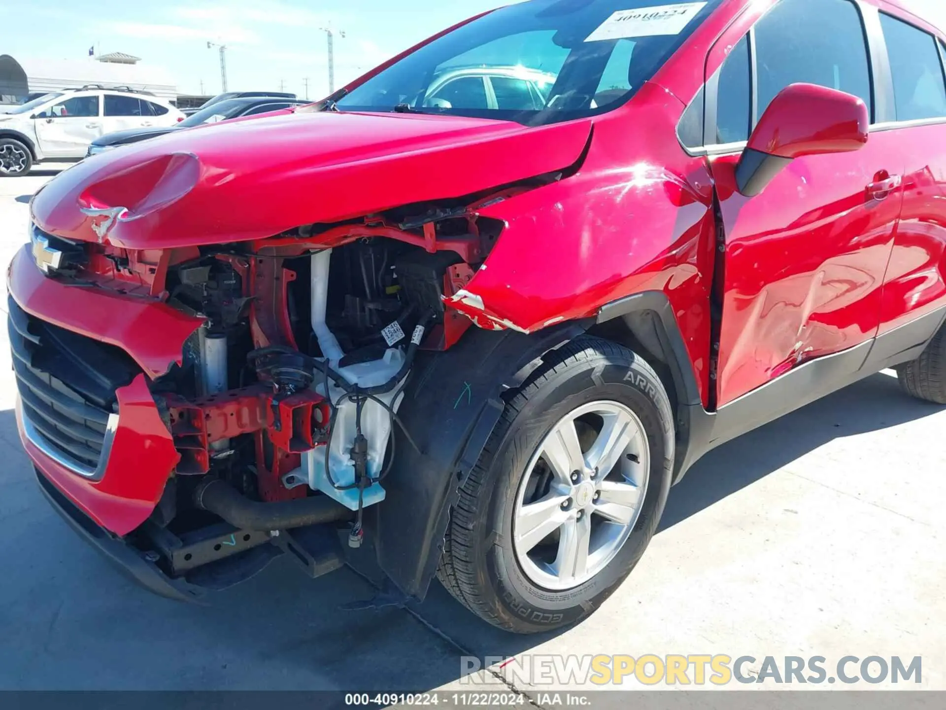 6 fotografías del automóvil dañado KL7CJKSB4LB343226 CHEVROLET TRAX 2020