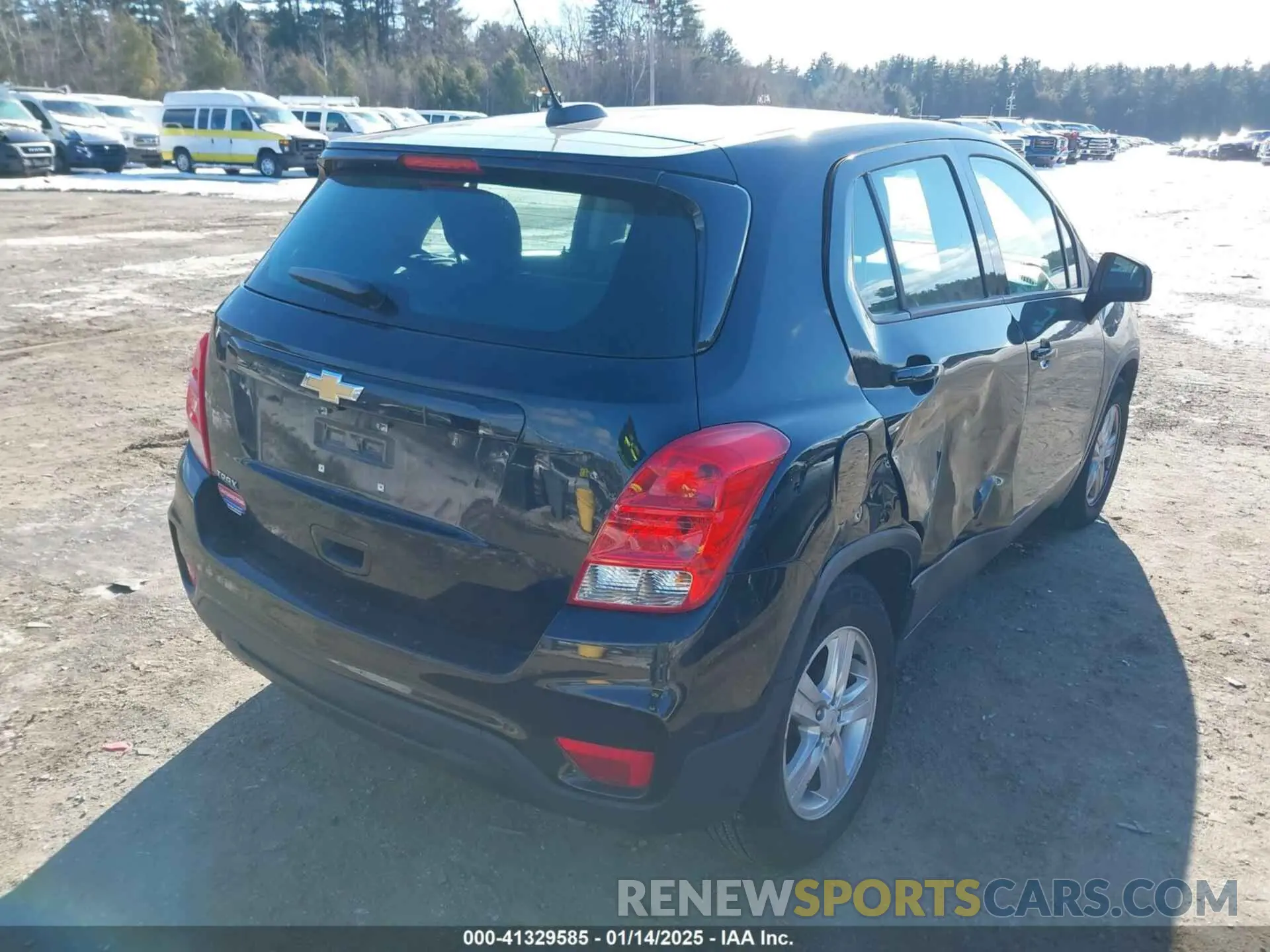 4 fotografías del automóvil dañado KL7CJKSB6LB090670 CHEVROLET TRAX 2020