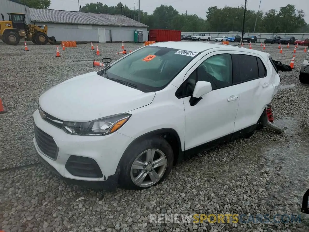 1 fotografías del automóvil dañado KL7CJKSB7LB032650 CHEVROLET TRAX 2020