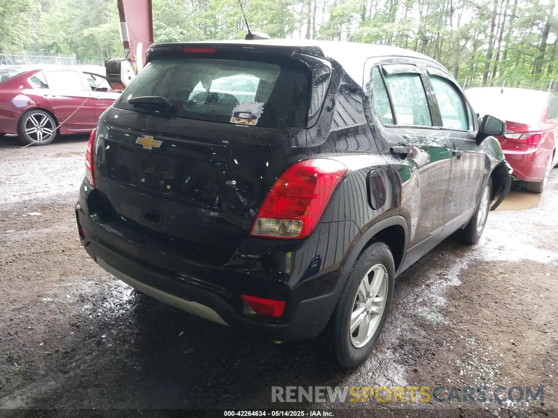 4 fotografías del automóvil dañado KL7CJKSB7LB335766 CHEVROLET TRAX 2020