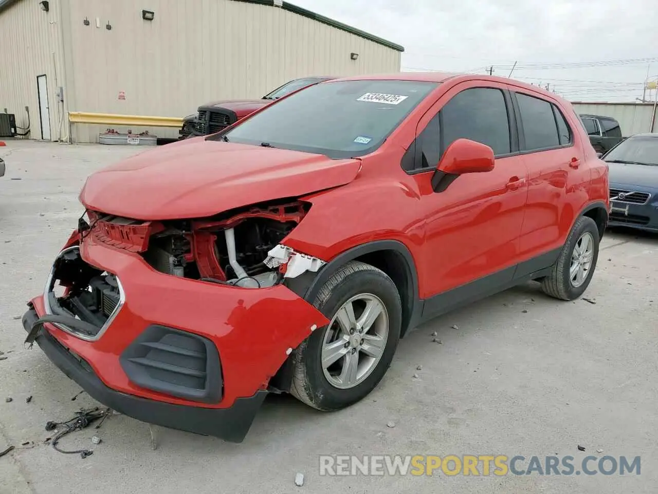 1 fotografías del automóvil dañado KL7CJKSB7LB346315 CHEVROLET TRAX 2020