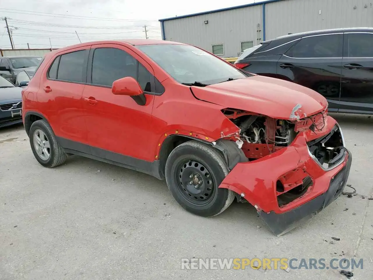 4 fotografías del automóvil dañado KL7CJKSB7LB346315 CHEVROLET TRAX 2020