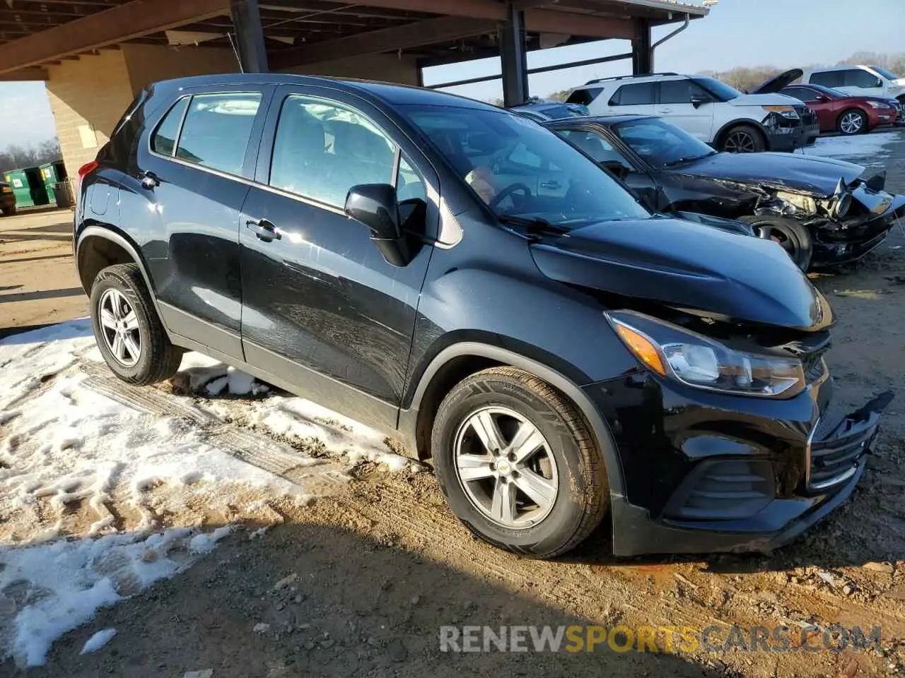 4 fotografías del automóvil dañado KL7CJKSB8LB042300 CHEVROLET TRAX 2020