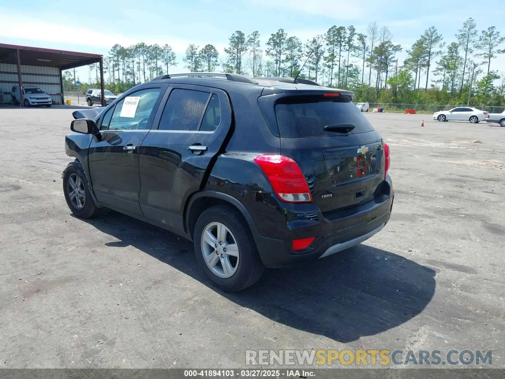 3 fotografías del automóvil dañado KL7CJLSB0LB007708 CHEVROLET TRAX 2020