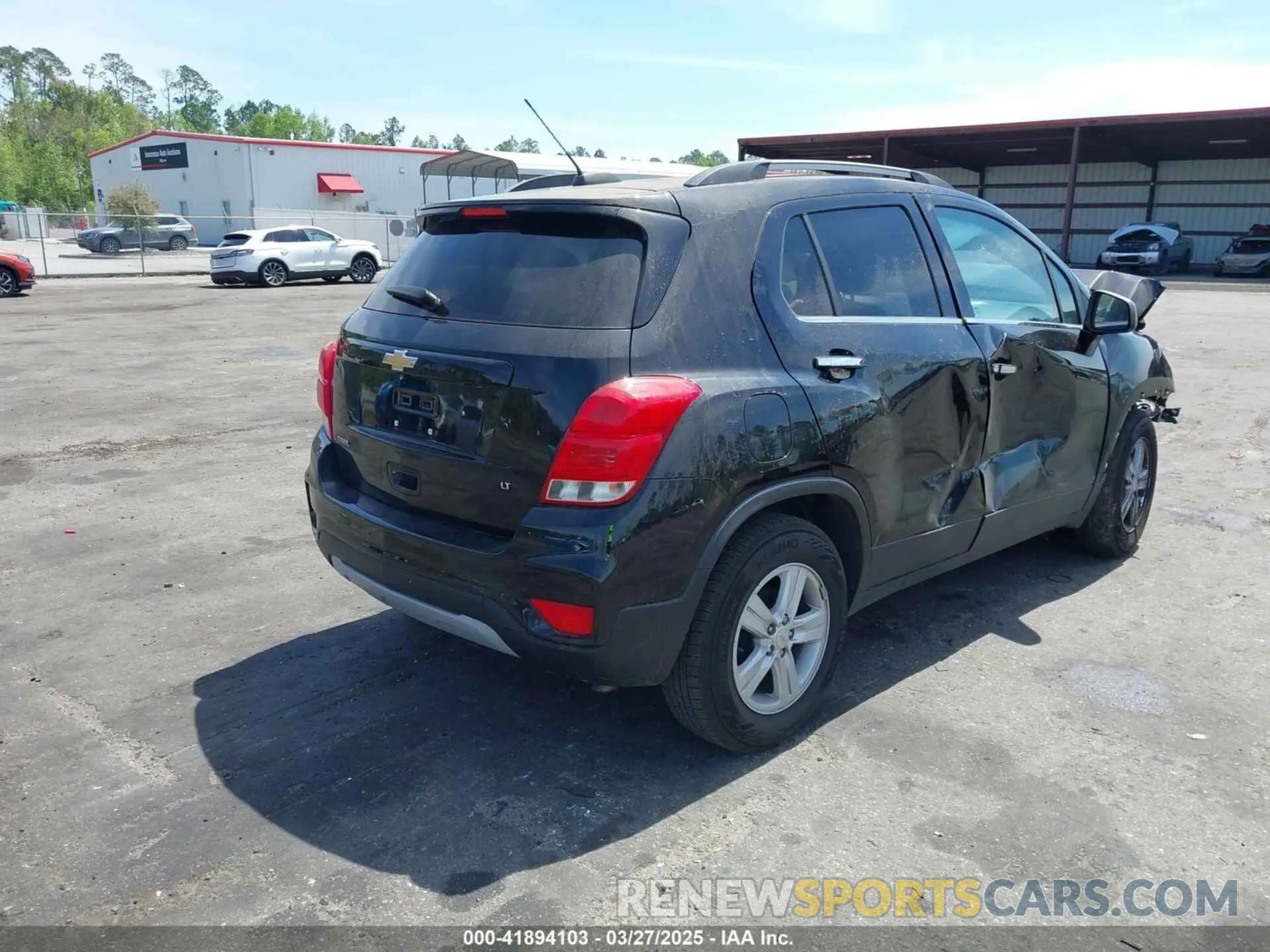 4 fotografías del automóvil dañado KL7CJLSB0LB007708 CHEVROLET TRAX 2020