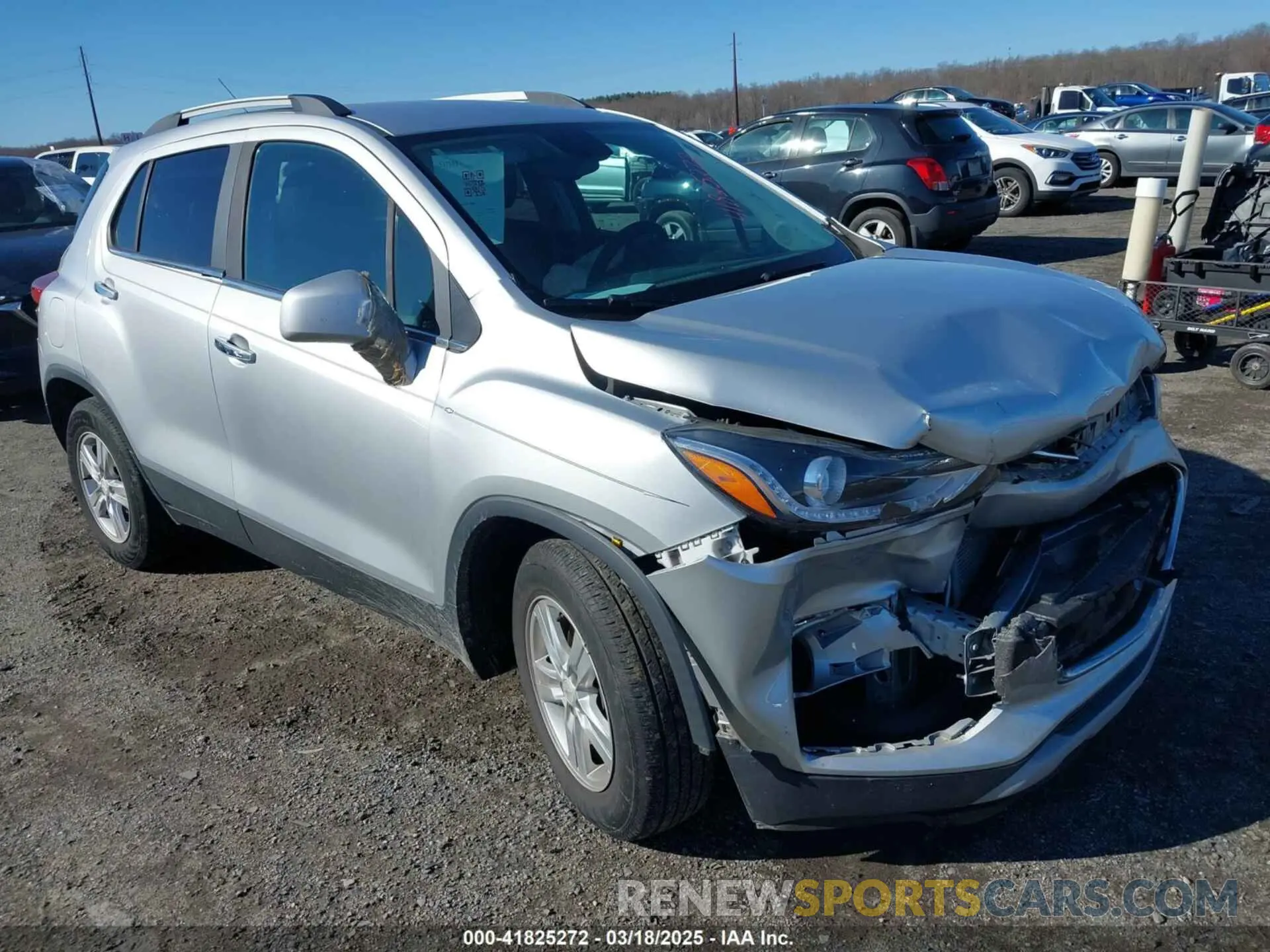 1 fotografías del automóvil dañado KL7CJLSB0LB029045 CHEVROLET TRAX 2020