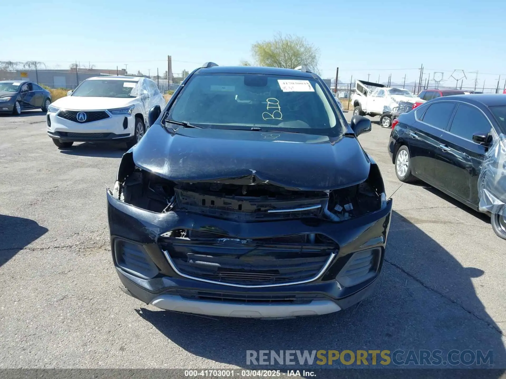6 fotografías del automóvil dañado KL7CJLSB0LB042443 CHEVROLET TRAX 2020