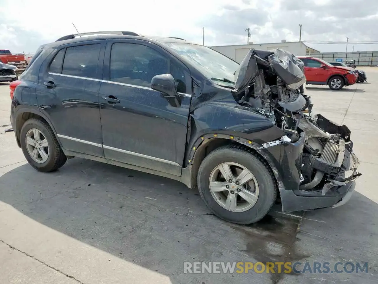 4 fotografías del automóvil dañado KL7CJLSB2LB336829 CHEVROLET TRAX 2020