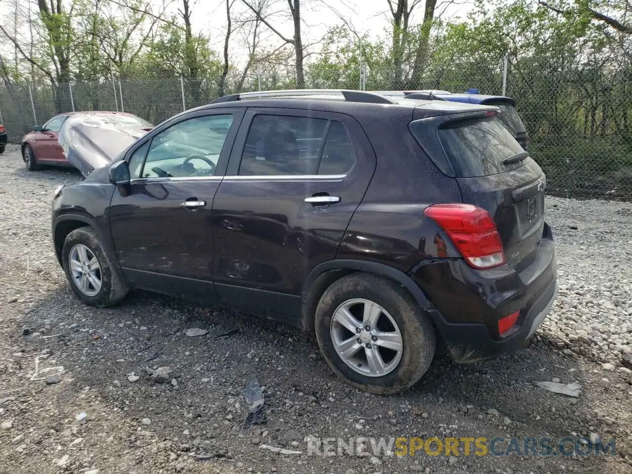 2 fotografías del automóvil dañado KL7CJLSB3LB343319 CHEVROLET TRAX 2020