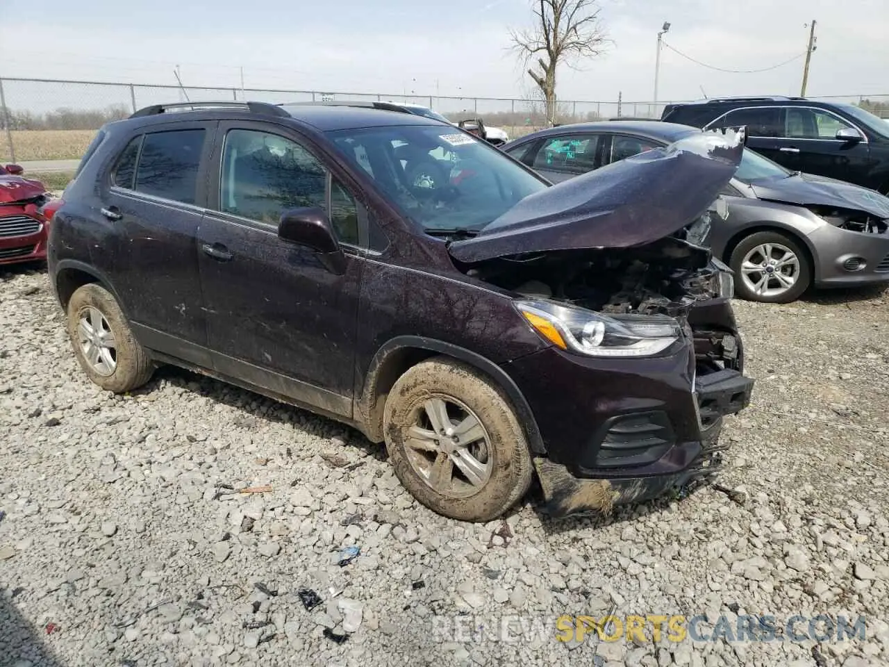 4 fotografías del automóvil dañado KL7CJLSB3LB343319 CHEVROLET TRAX 2020