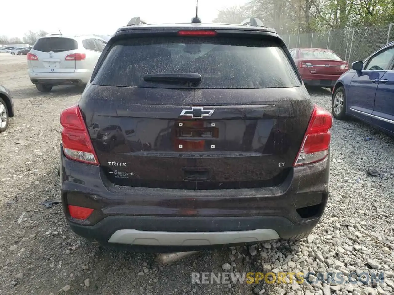 6 fotografías del automóvil dañado KL7CJLSB3LB343319 CHEVROLET TRAX 2020