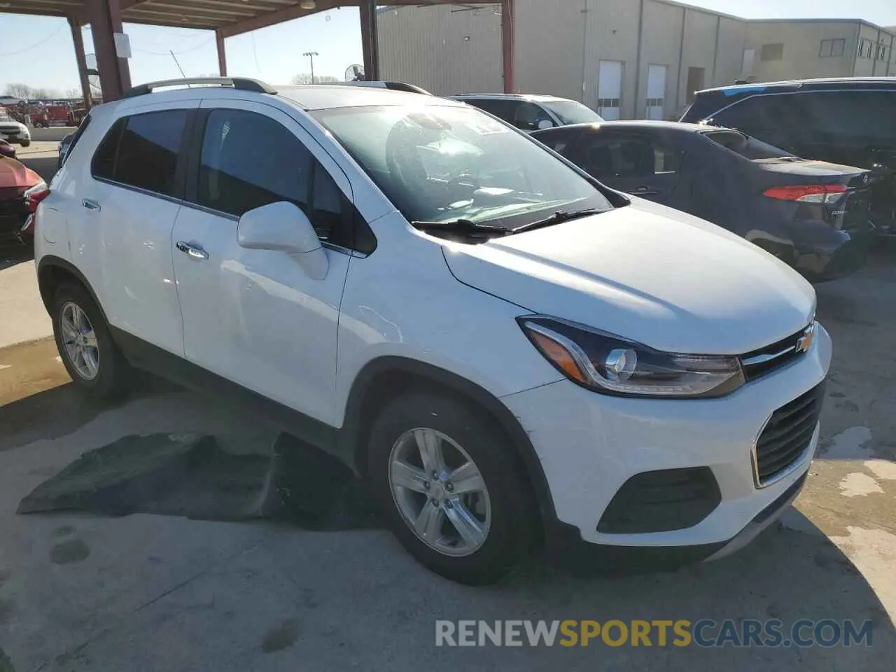 4 fotografías del automóvil dañado KL7CJLSB4LB084159 CHEVROLET TRAX 2020