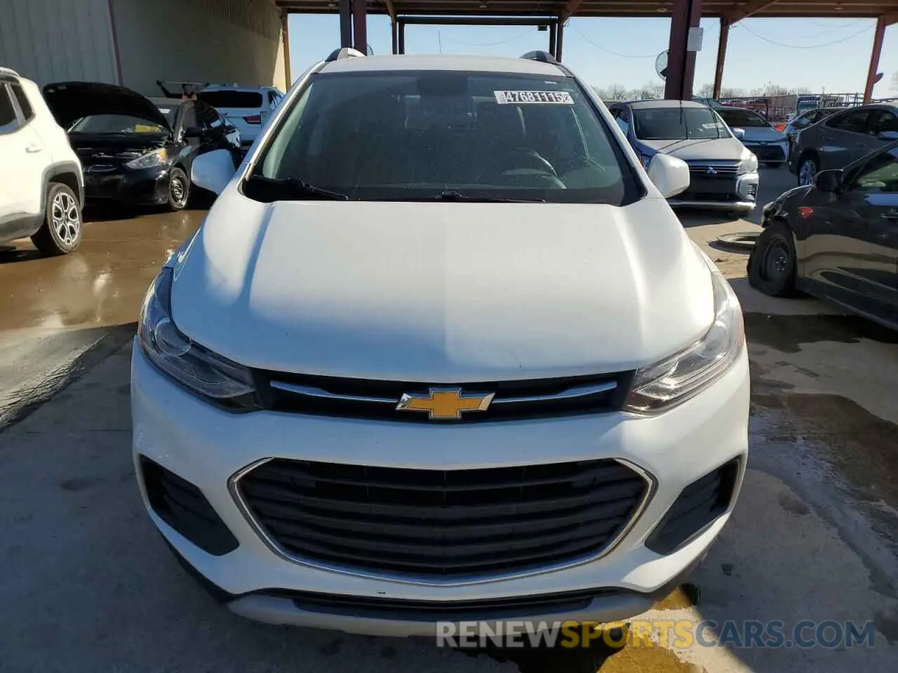 5 fotografías del automóvil dañado KL7CJLSB4LB084159 CHEVROLET TRAX 2020