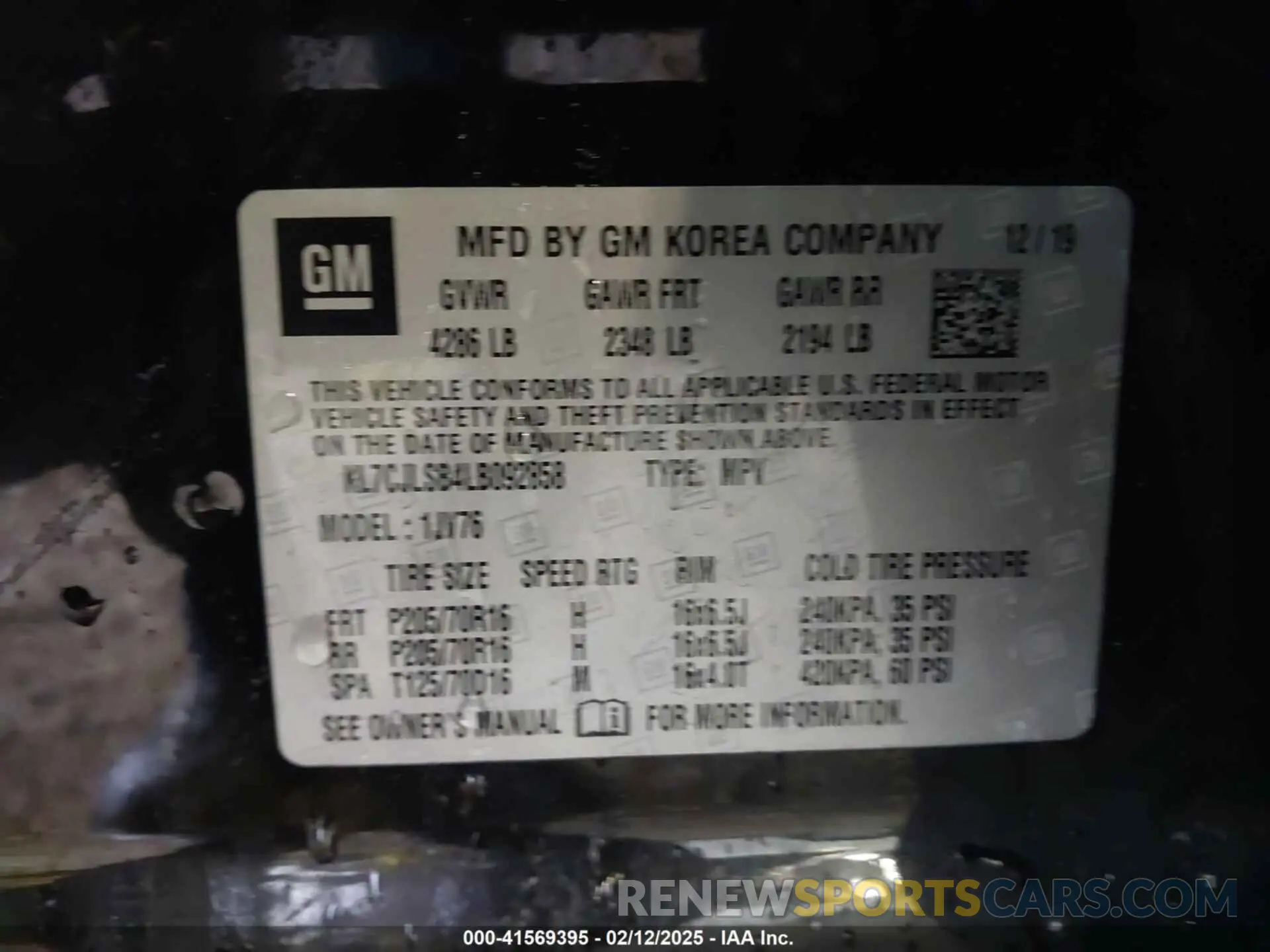 9 fotografías del automóvil dañado KL7CJLSB4LB092858 CHEVROLET TRAX 2020