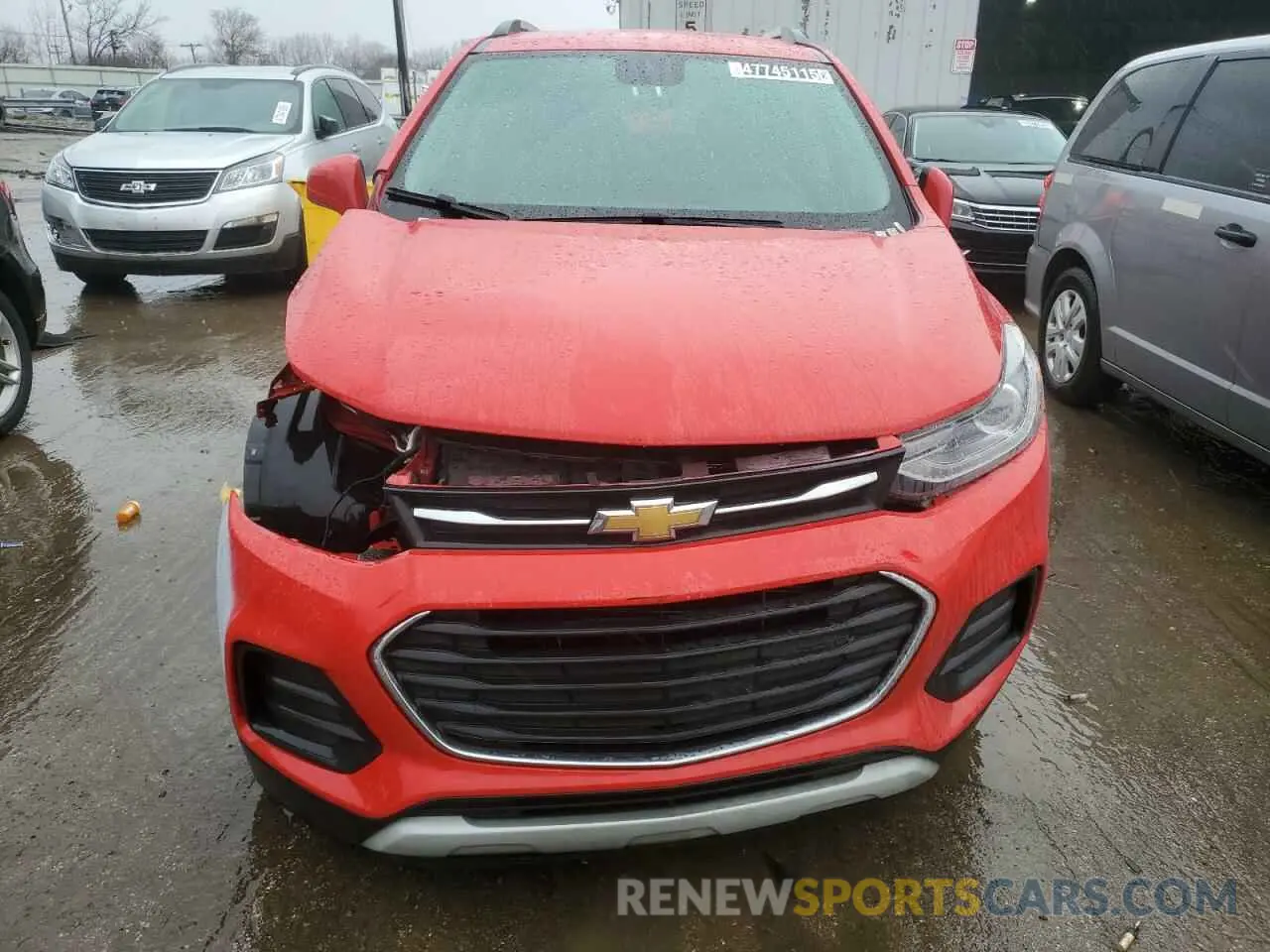 5 fotografías del automóvil dañado KL7CJLSB4LB339893 CHEVROLET TRAX 2020