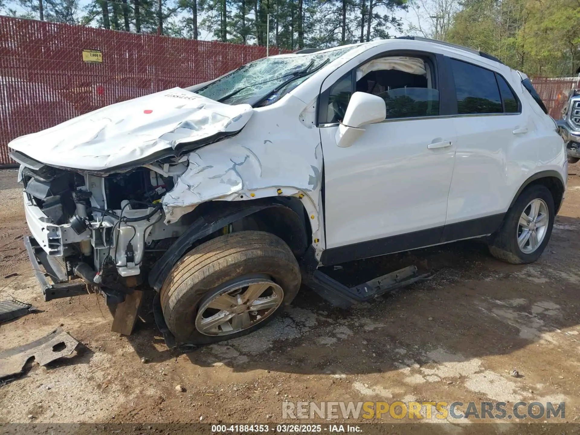 2 fotografías del automóvil dañado KL7CJLSB5LB315103 CHEVROLET TRAX 2020