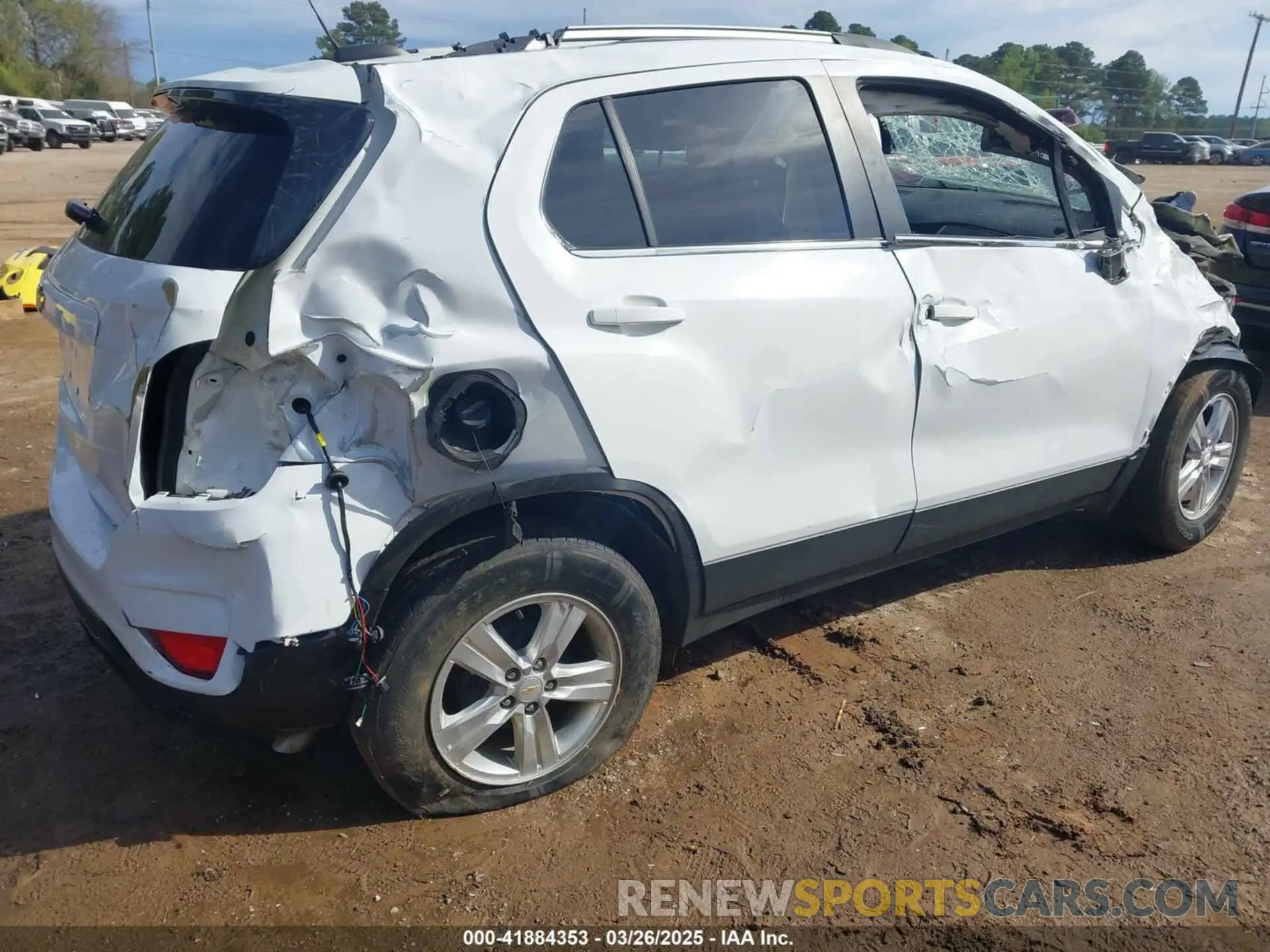 4 fotografías del automóvil dañado KL7CJLSB5LB315103 CHEVROLET TRAX 2020