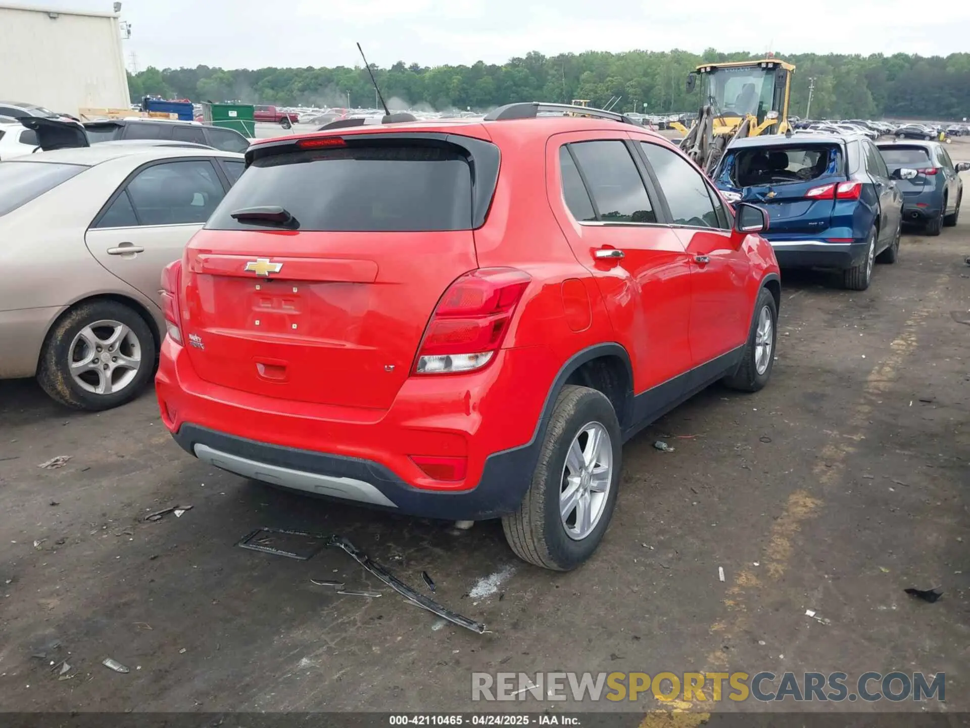 4 fotografías del automóvil dañado KL7CJLSB5LB343435 CHEVROLET TRAX 2020