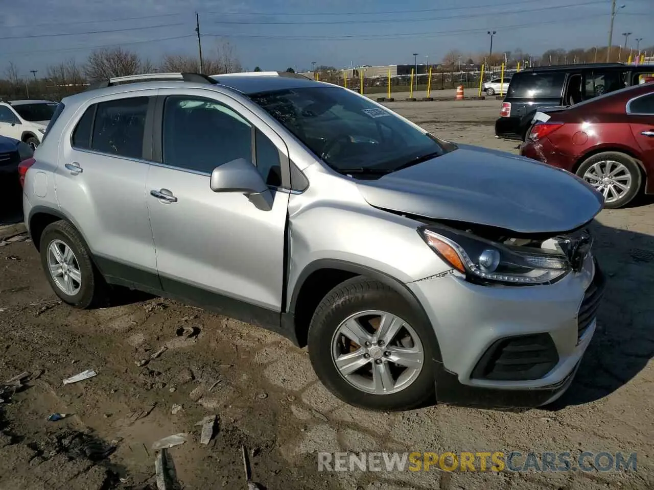 4 fotografías del automóvil dañado KL7CJLSB7LB009780 CHEVROLET TRAX 2020