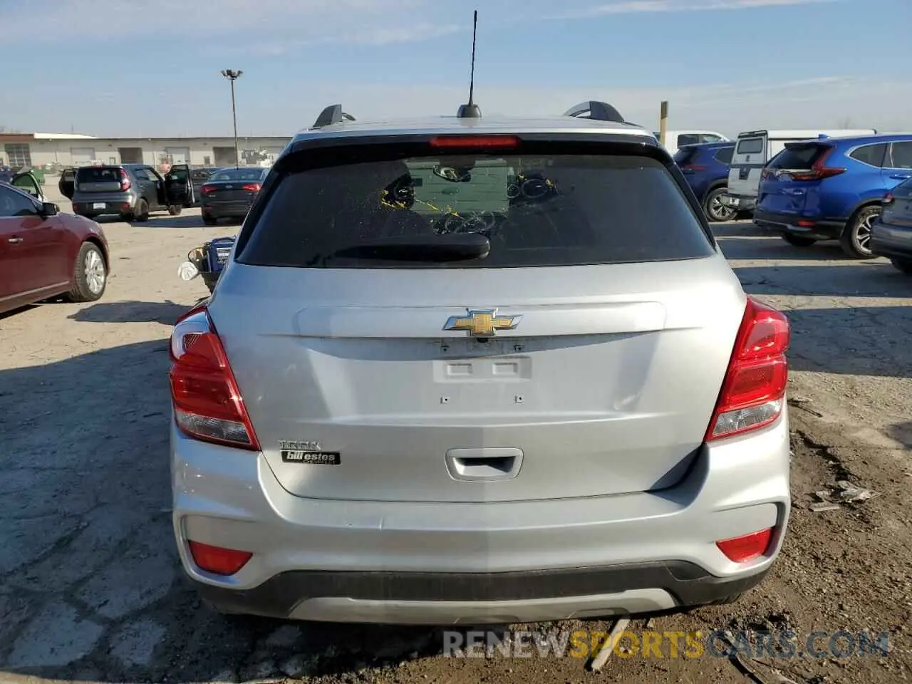 6 fotografías del automóvil dañado KL7CJLSB7LB009780 CHEVROLET TRAX 2020