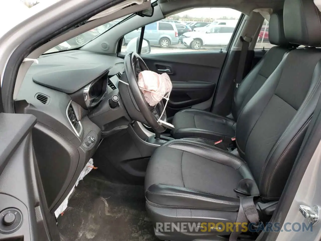 7 fotografías del automóvil dañado KL7CJLSB7LB009780 CHEVROLET TRAX 2020