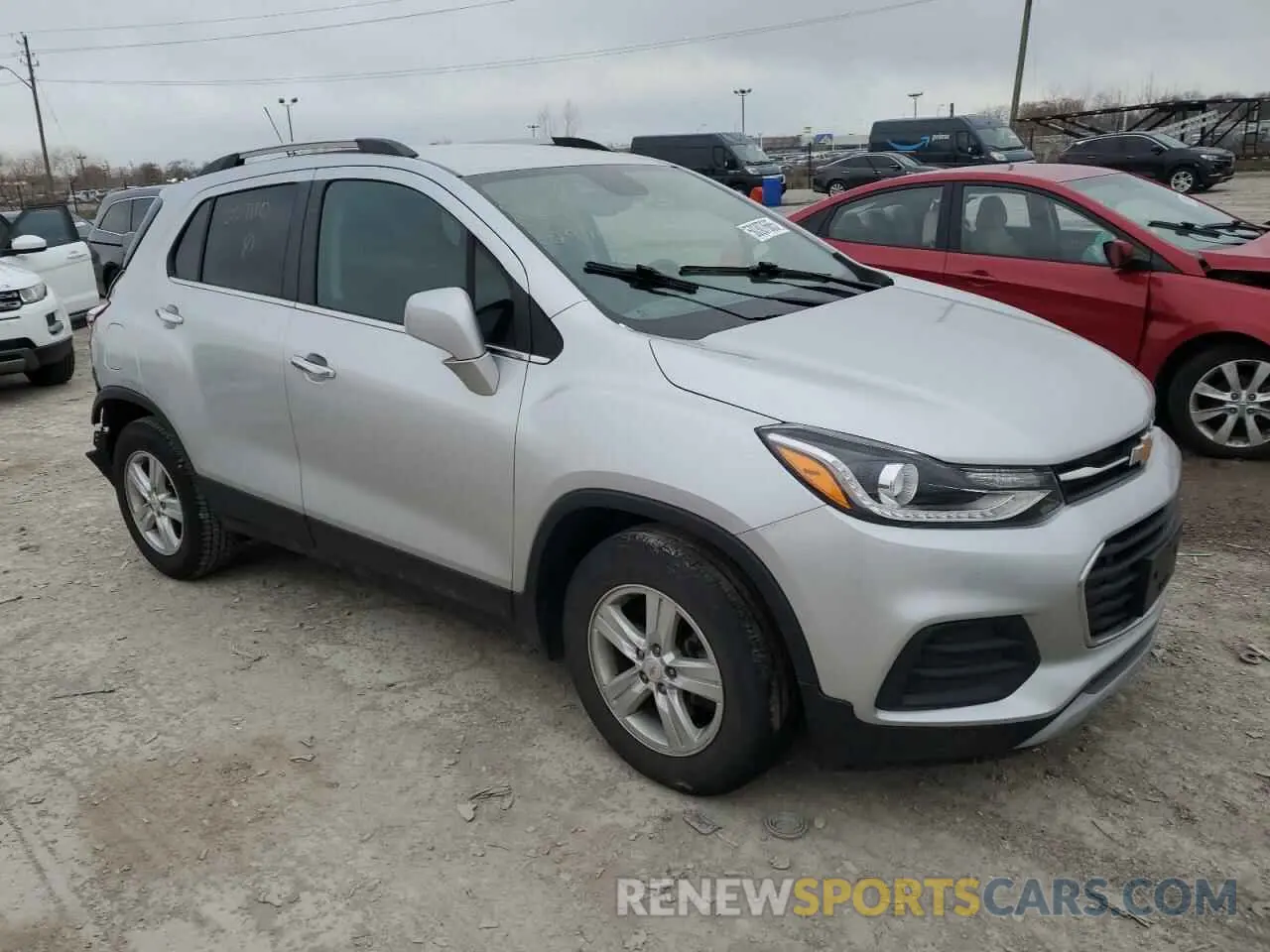 4 fotografías del automóvil dañado KL7CJLSB7LB029110 CHEVROLET TRAX 2020