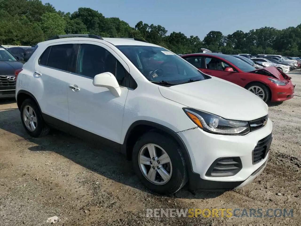 4 fotografías del automóvil dañado KL7CJLSB7LB091509 CHEVROLET TRAX 2020