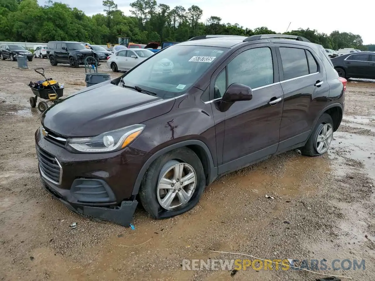 1 fotografías del automóvil dañado KL7CJLSB7LB342514 CHEVROLET TRAX 2020