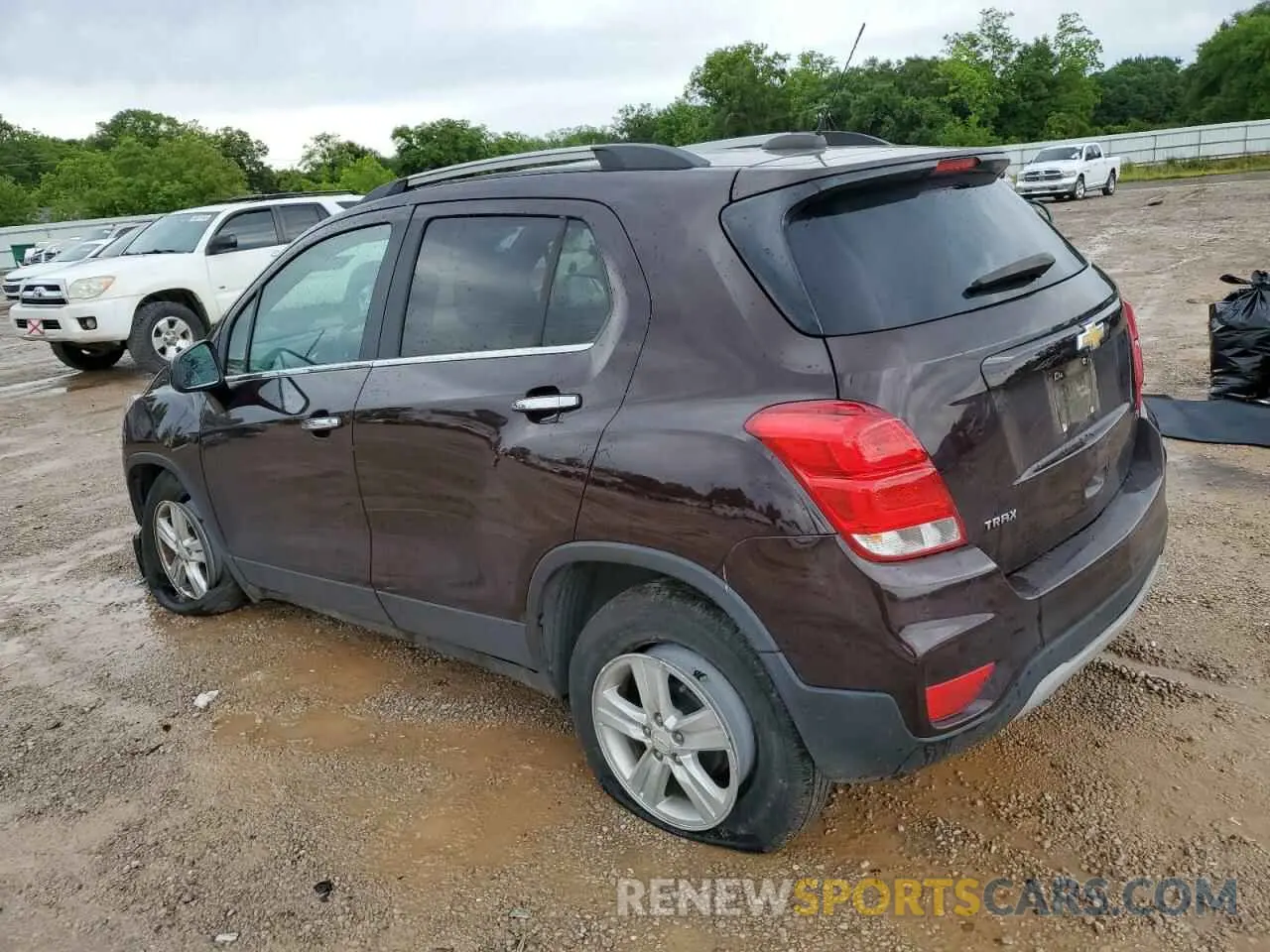 2 fotografías del automóvil dañado KL7CJLSB7LB342514 CHEVROLET TRAX 2020