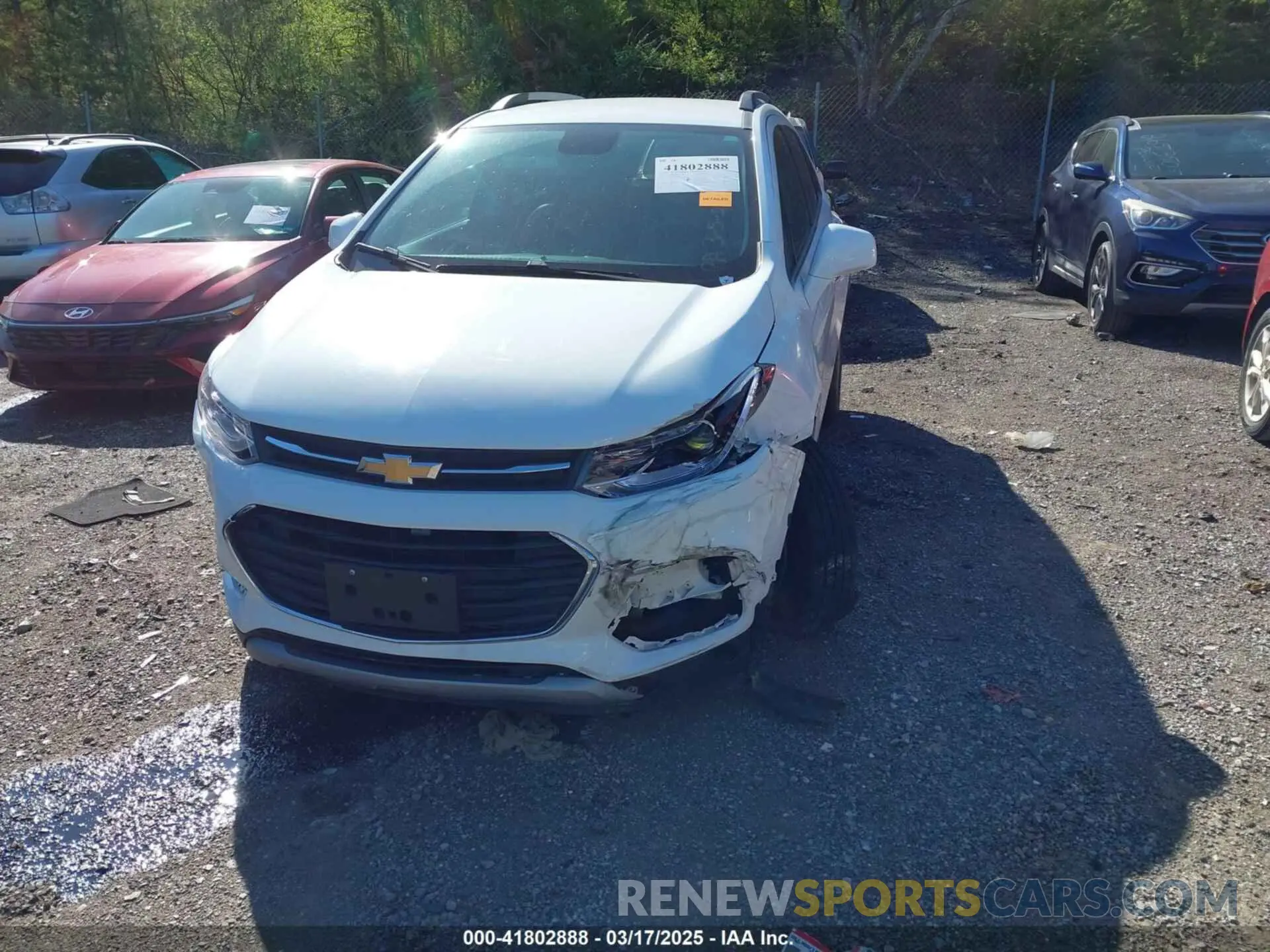 6 fotografías del automóvil dañado KL7CJLSB9LB005813 CHEVROLET TRAX 2020
