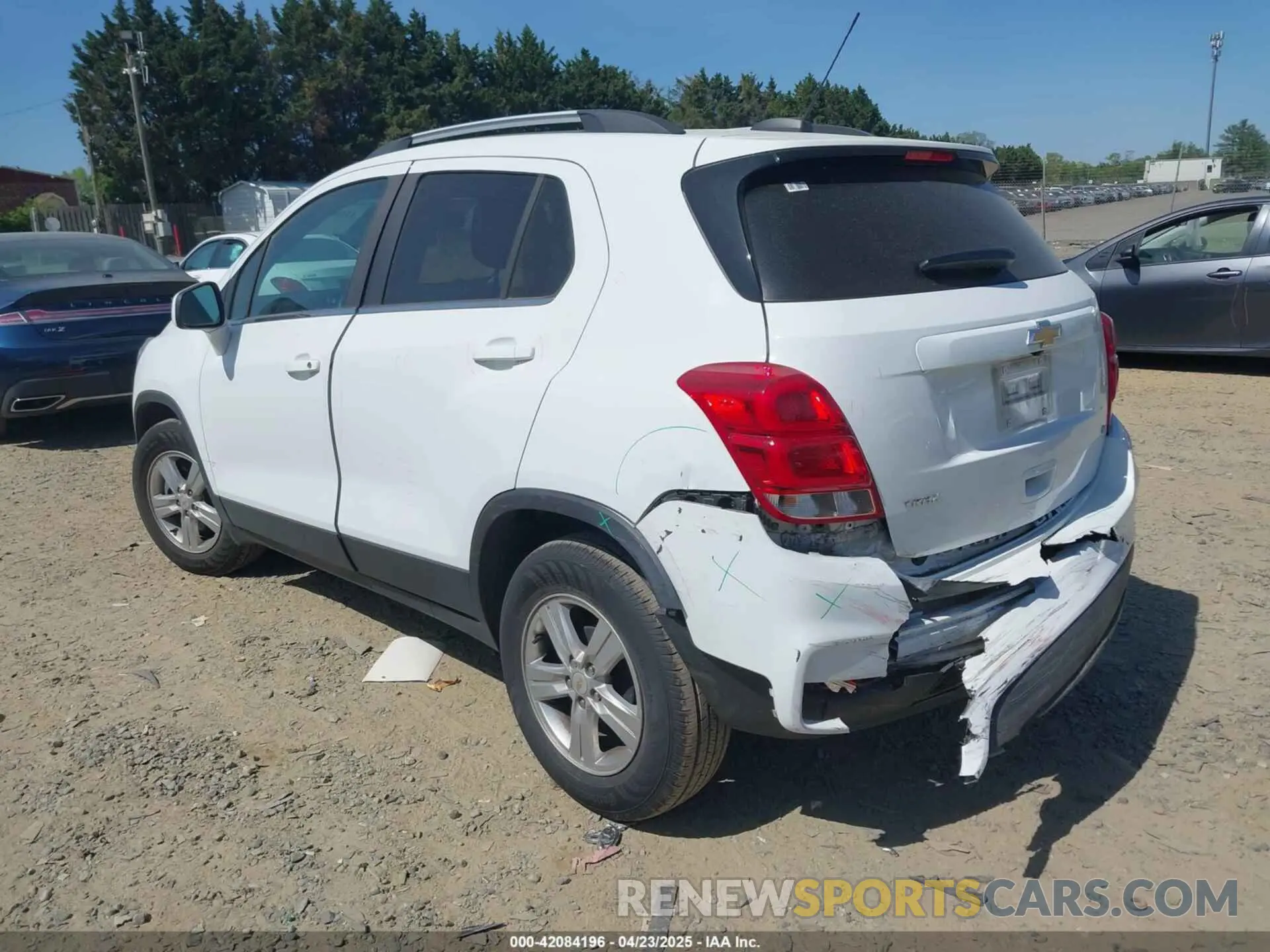 3 fotografías del automóvil dañado KL7CJLSB9LB316058 CHEVROLET TRAX 2020