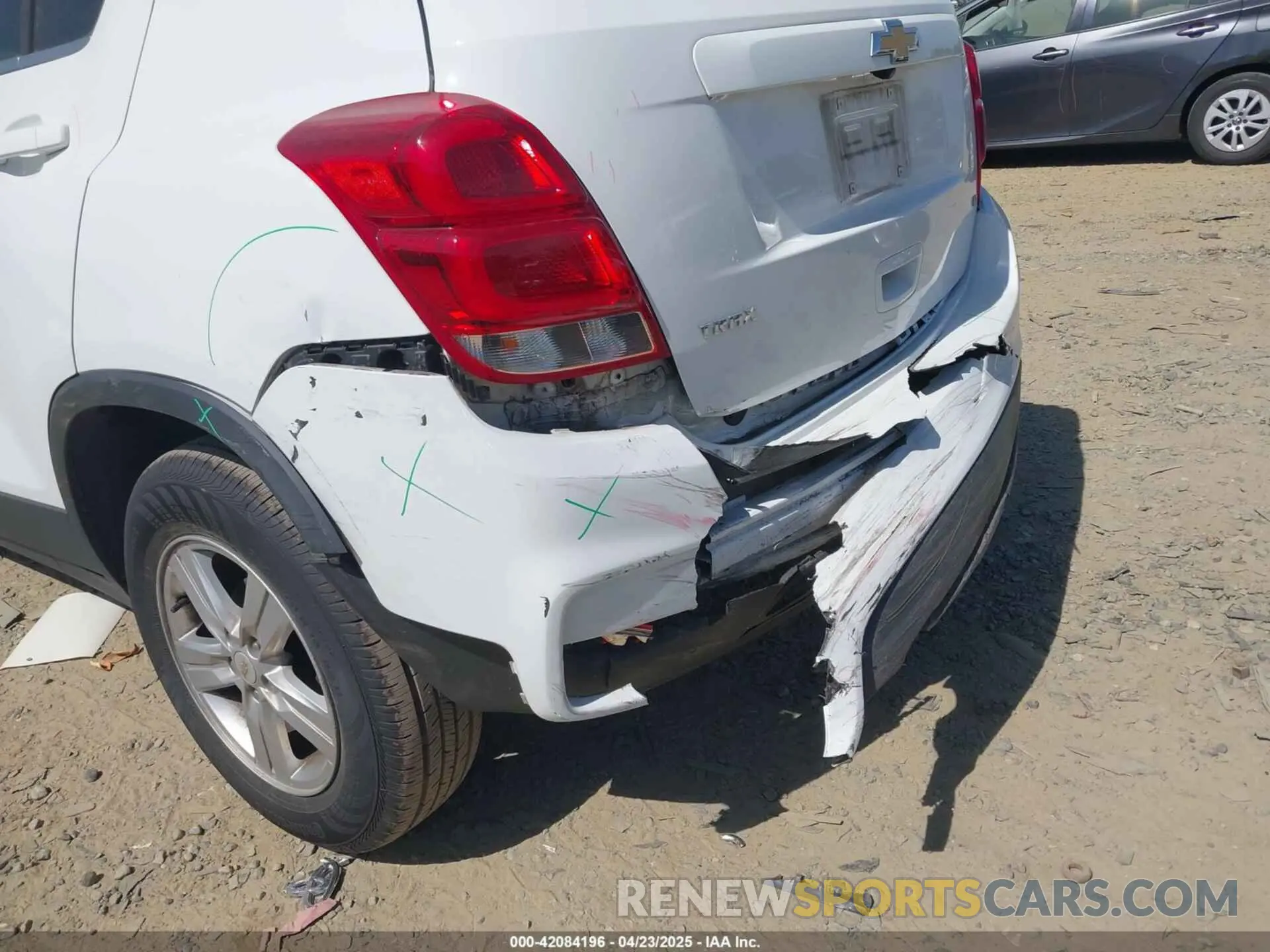 6 fotografías del automóvil dañado KL7CJLSB9LB316058 CHEVROLET TRAX 2020