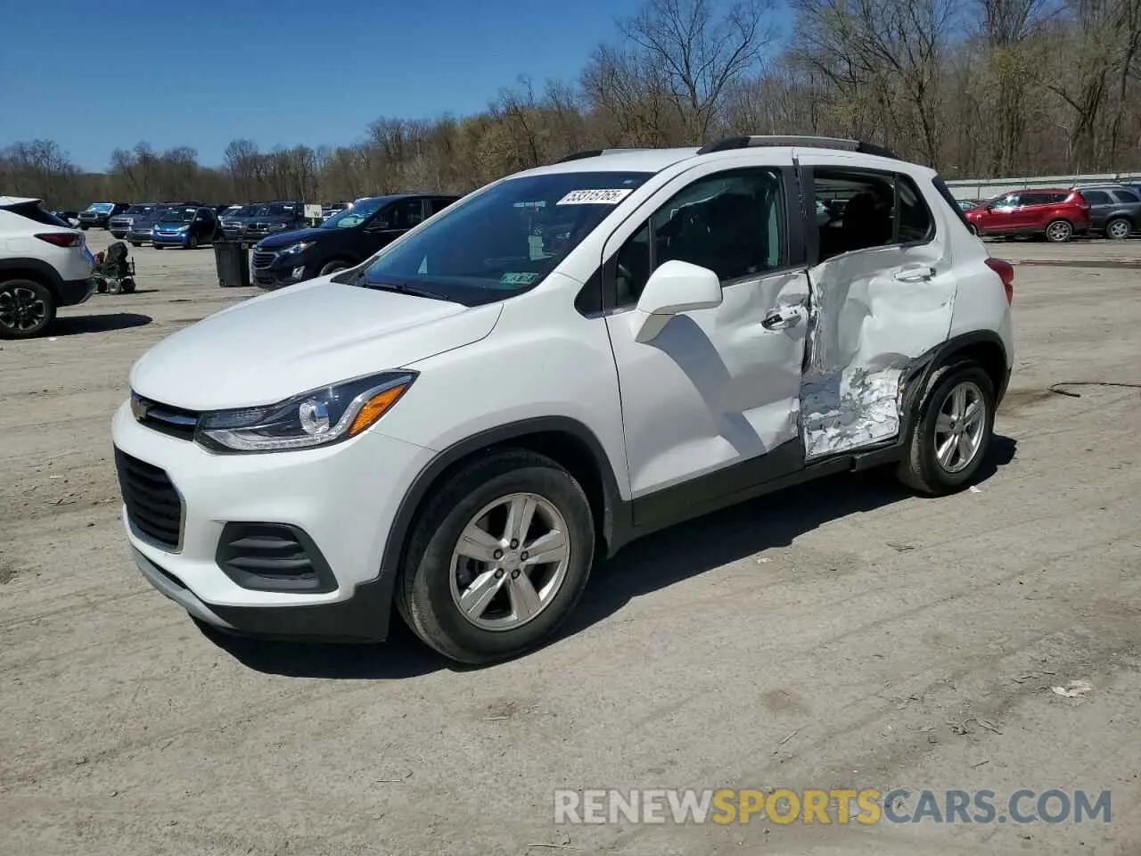 1 fotografías del automóvil dañado KL7CJLSB9LB319669 CHEVROLET TRAX 2020