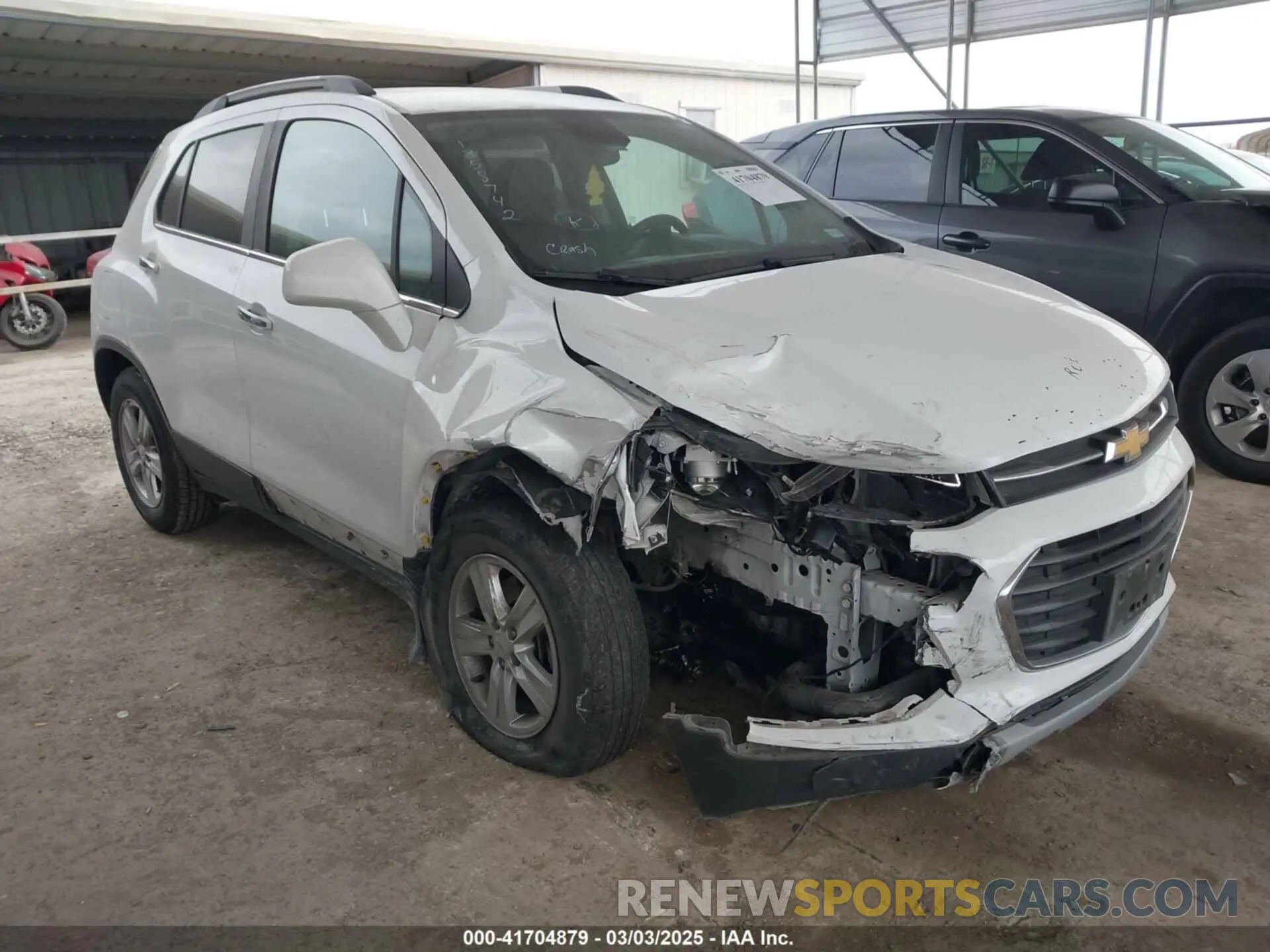 1 fotografías del automóvil dañado KL7CJLSBXLB010793 CHEVROLET TRAX 2020
