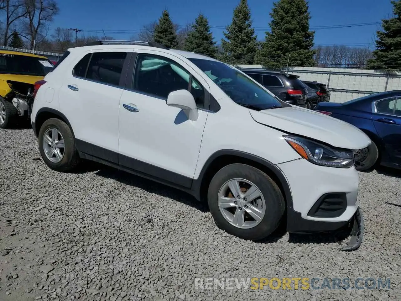 4 fotografías del automóvil dañado KL7CJLSBXLB016691 CHEVROLET TRAX 2020